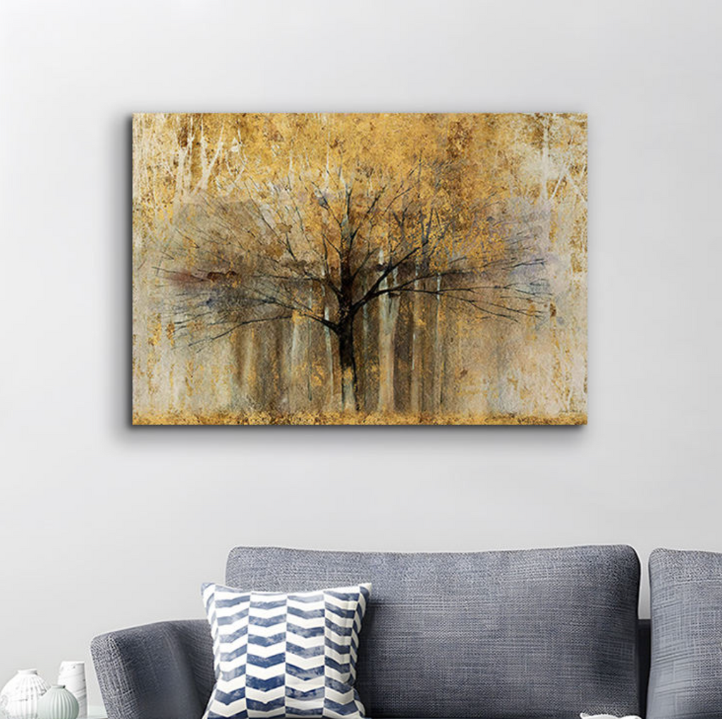 Vintage Landscape Canvas Wall Art – Timeless Scenic Painting for Elegant Interiors